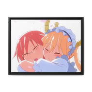 Anime Miss Kobayashi's Dragon Maid Canvas Framed Art Print