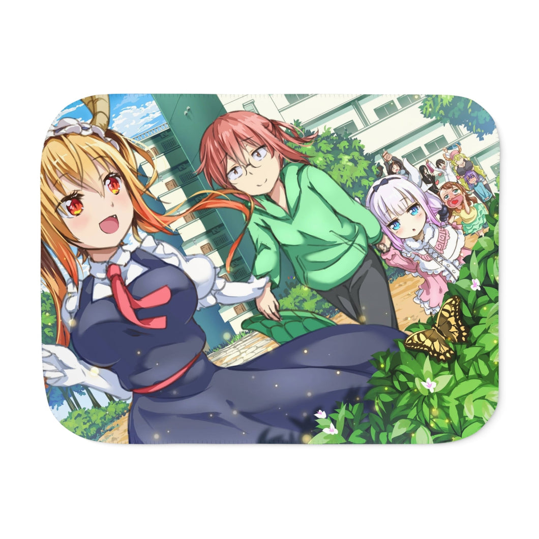 Anime Miss Kobayashi's Dragon Maid Sherpa Blanket