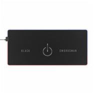 Sword Art Online Kirito logo RGB LED Mouse Pad (Desk Mat)