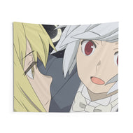 Dungeon ni Deai wo Motomeru no wa Machigatteiru Darou ka - Bell Cranel x Ais Wallenstein Indoor Wall Tapestry