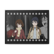 Anime ERASED Canvas Framed Art Print