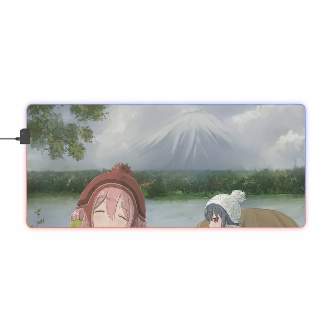 Laid-Back Camp by RGB LED Mouse Pad (Desk Mat)