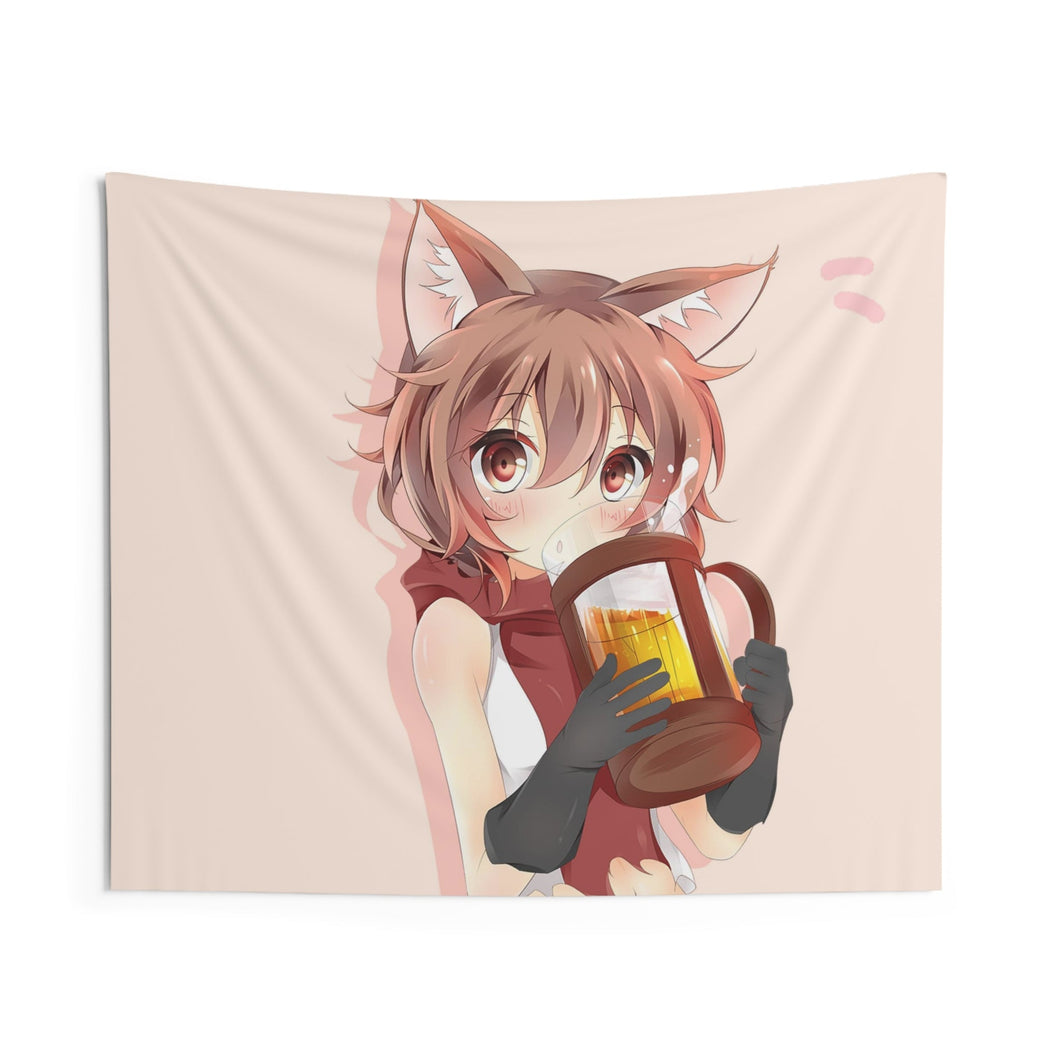 Is It Wrong To Try To Pick Up Girls In A Dungeon? Indoor Wall Tapestry
