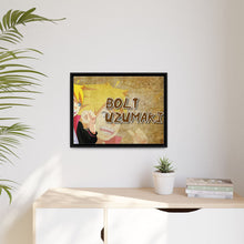 Load image into Gallery viewer, Boruto Uzumaki Canvas Framed Art Print
