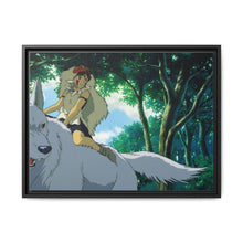Load image into Gallery viewer, Anime Princess Mononoke Canvas Framed Art Print
