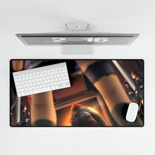 Load image into Gallery viewer, Epic Battle of Sakuya and Santa just about to begin! Mouse Pad (Desk Mat)
