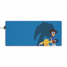 Load image into Gallery viewer, Digimon Adventure Tri. RGB LED Mouse Pad (Desk Mat)
