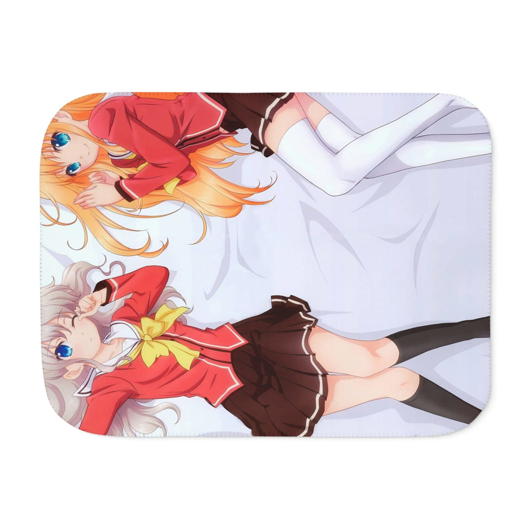 Nao Tomori and Yusa Nishimori Sherpa Blanket