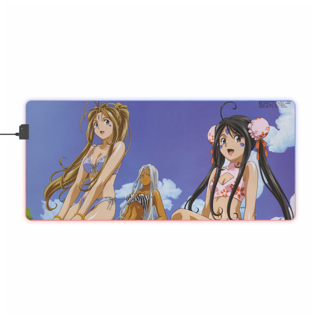 Ah! My Goddess RGB LED Mouse Pad (Desk Mat)