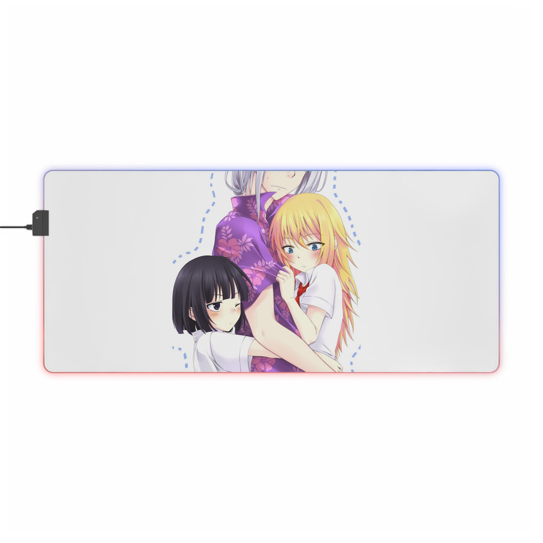 Anime Beelzebub RGB LED Mouse Pad (Desk Mat)