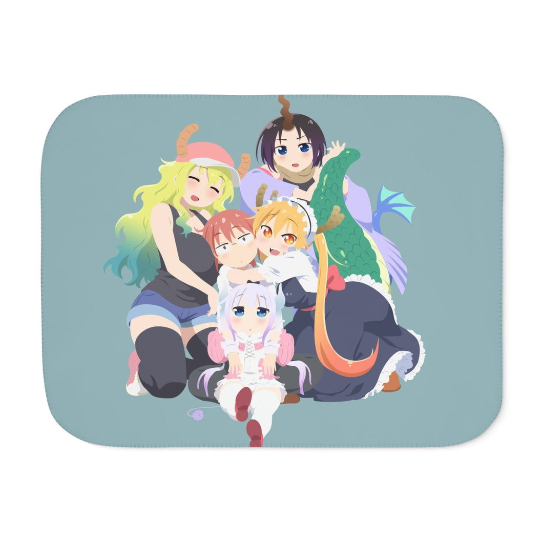 Miss Kobayashi's Dragon Maid Sherpa Blanket