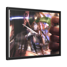 Load image into Gallery viewer, Eren and Mikasa Canvas Framed Art Print
