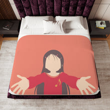 Load image into Gallery viewer, Ayumi Otosaka Minimalist Sherpa Blanket
