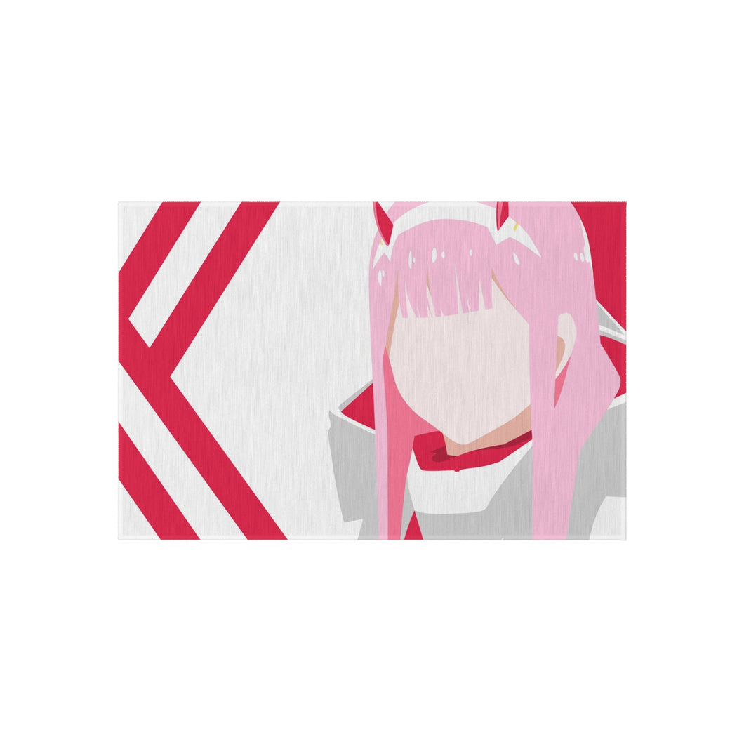 Zero Two - Darling in the franxx minimalist Rug