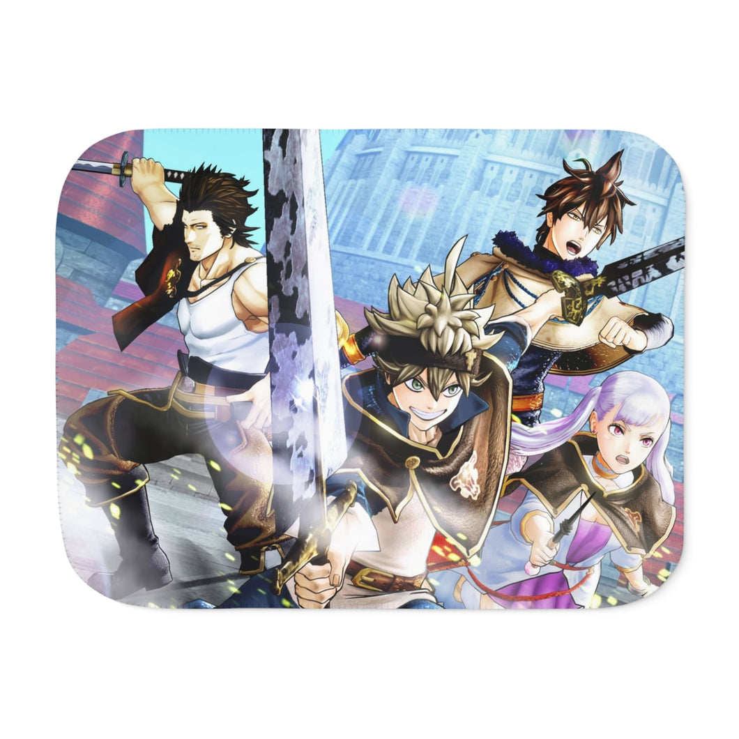 Anime Black Clover Sherpa Blanket