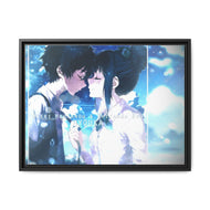 Eru Chitanda  And  Hōtarō Oreki Together Canvas Framed Art Print