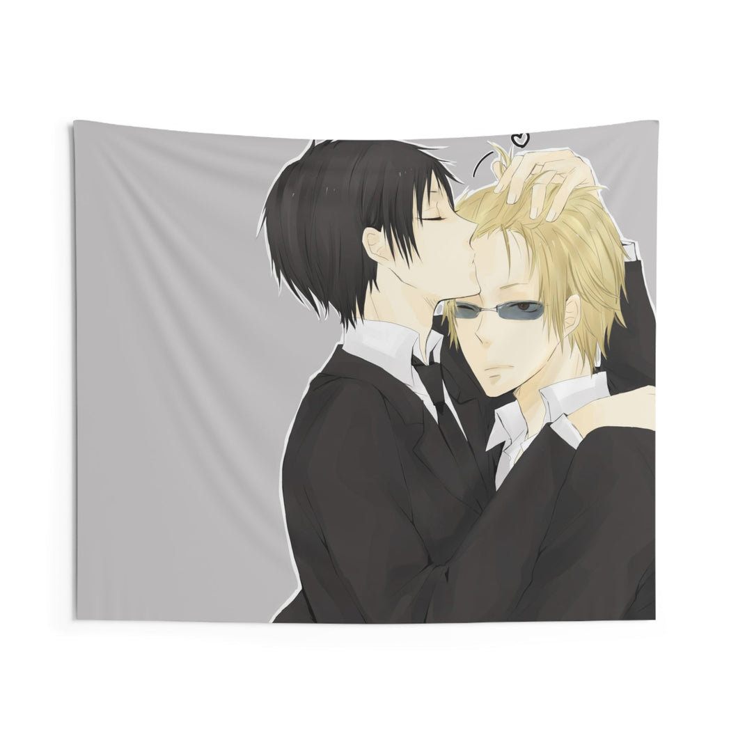 Durarara!! Izaya Orihara, Shizuo Heiwajima Indoor Wall Tapestry