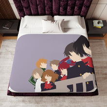 Load image into Gallery viewer, Another Mei Misaki, Kouichi Sakakibara, Izumi Akazawa, Naoya Teshigawara, Yuuya Mochizuki Sherpa Blanket
