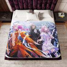 Load image into Gallery viewer, Anime Guilty Crown Sherpa Blanket
