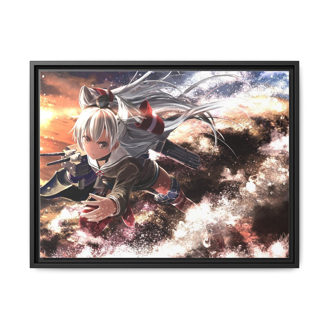 Anime Kantai Collection Canvas Framed Art Print
