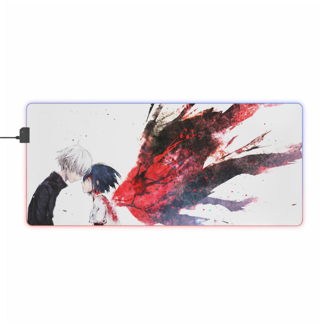 Tokyo Ghoul Ken Kaneki, Touka Kirishima RGB LED Mouse Pad (Desk Mat)
