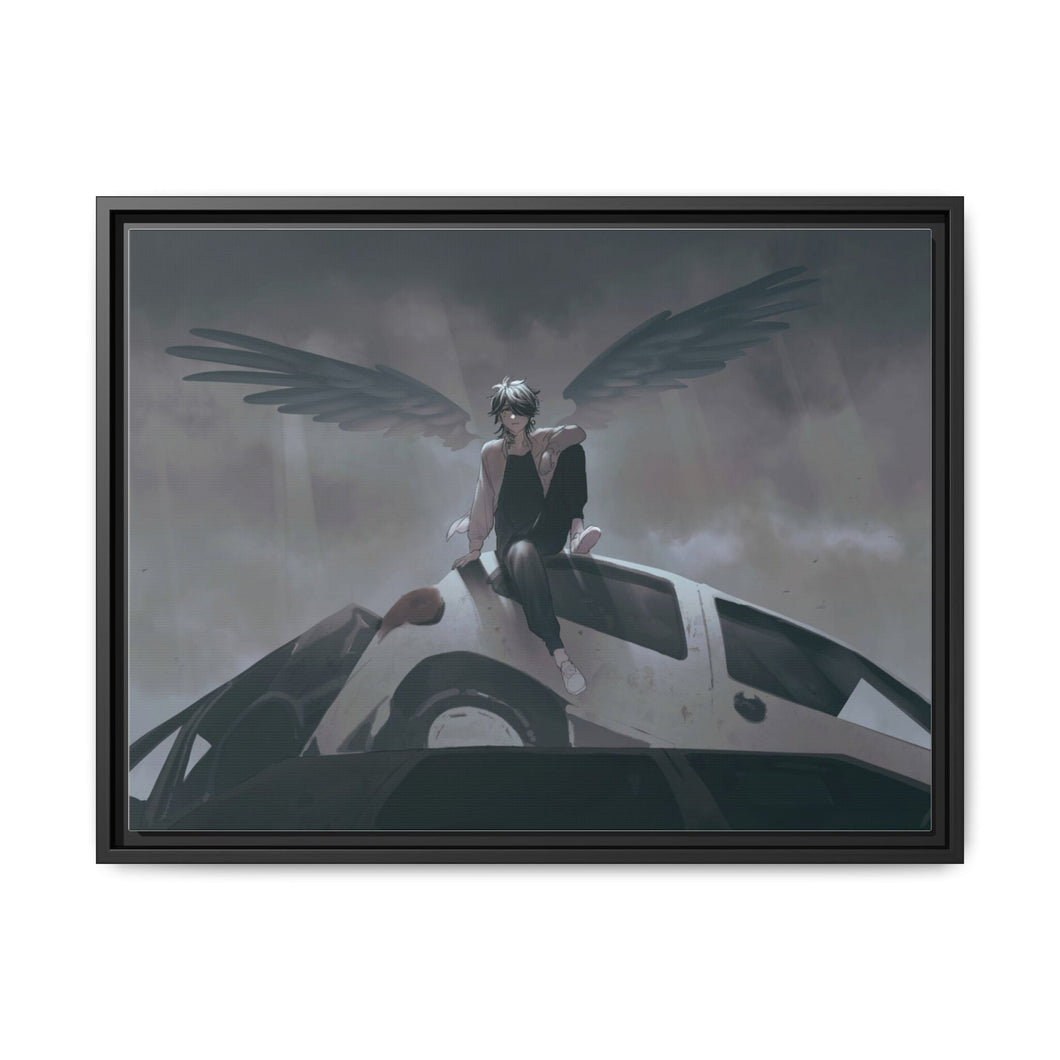 Tokyo Revengers Kazutora Hanemiya Canvas Framed Art Print
