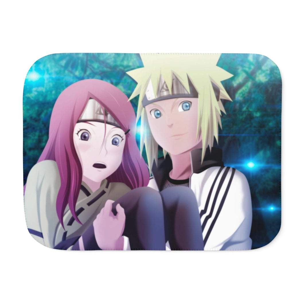 Minato and Kushina Sherpa Blanket