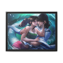 Load image into Gallery viewer, Anime Spirited Away Canvas Framed Art Print
