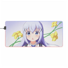 Load image into Gallery viewer, Is the Order a Rabbit? RGB LED Mouse Pad (Desk Mat)
