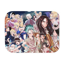 Load image into Gallery viewer, Anime Dr. Stone Sherpa Blanket
