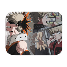 Load image into Gallery viewer, My Hero Academia Katsuki Bakugou Sherpa Blanket
