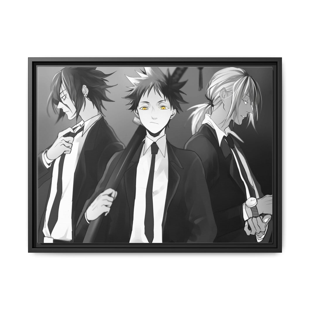 Anime Food Wars: Shokugeki no Soma Canvas Framed Art Print