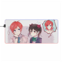 Load image into Gallery viewer, Nishikino Maki, Yazawa Nico RGB LED Mouse Pad (Desk Mat)

