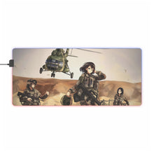 Load image into Gallery viewer, Anime Military RGB LED Mouse Pad (Desk Mat)
