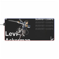 Levi Ackerman RGB LED Mouse Pad (Desk Mat)