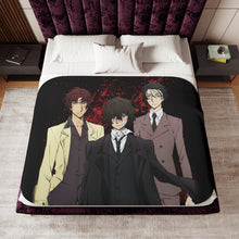 Load image into Gallery viewer, Bungou Stray Dogs Osamu Dazai Sherpa Blanket
