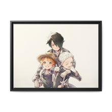 Load image into Gallery viewer, The Promised Neverland Ray, Norman, Emma Canvas Framed Art Print
