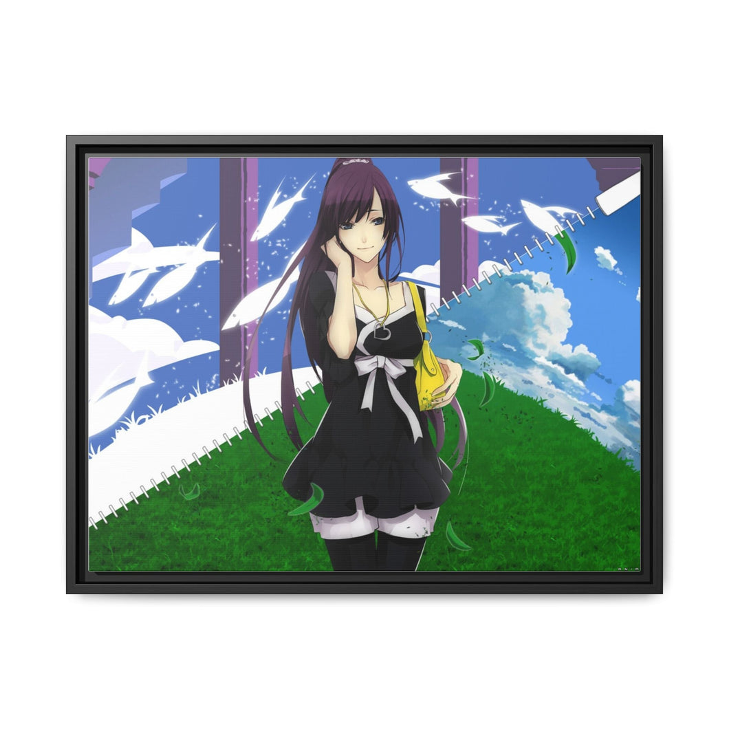 Anime Monogatari (Series)r Canvas Framed Art Print
