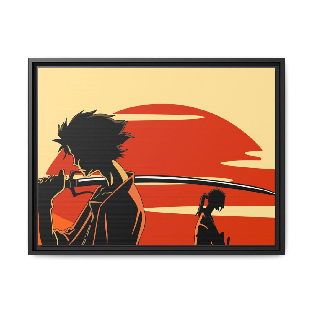 Samurai Champloo Canvas Framed Art Print