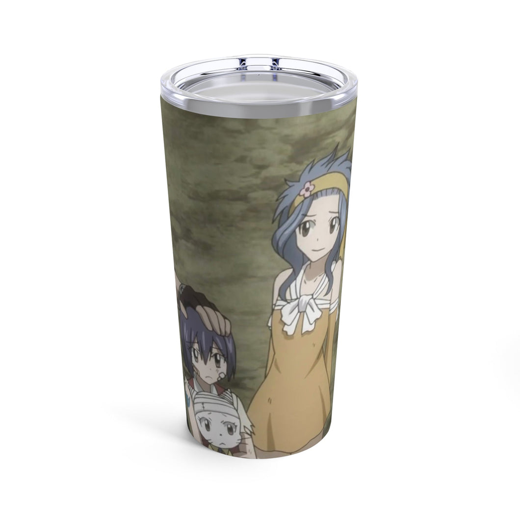 Fairy Tail Wendy Marvell, Charles, Gajeel Redfox Tumbler 20oz