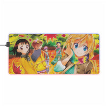 Load image into Gallery viewer, Nisekoi Chitoge Kirisaki, Kosaki Onodera, Seishirou Tsugumi, Marika Tachibana, Ruri Miyamoto RGB LED Mouse Pad (Desk Mat)

