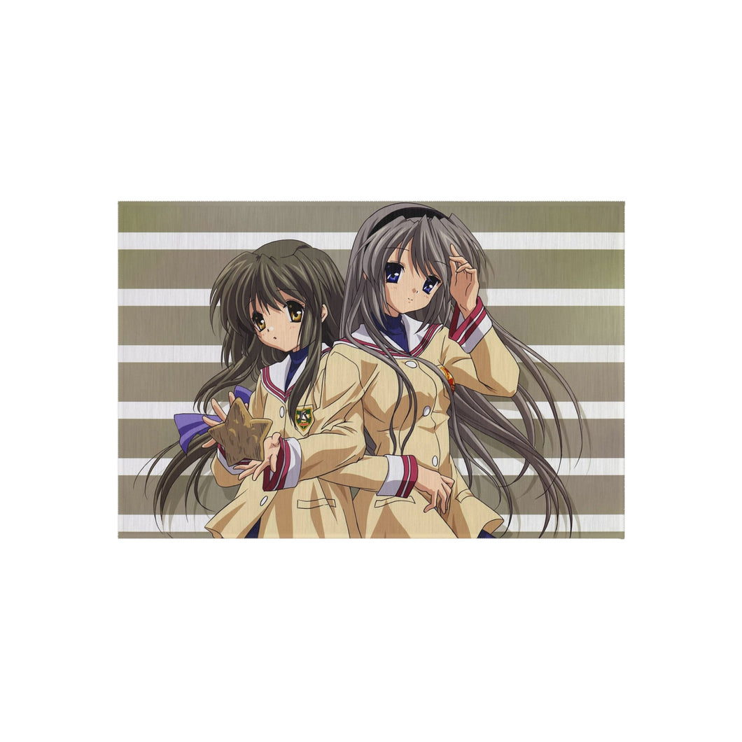 Clannad Tomoya Okazaki, Tomoyo Sakagami, Fuuko Ibuki Rug