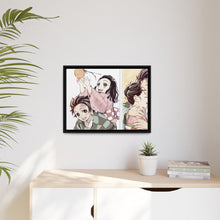 Load image into Gallery viewer, Anime Demon Slayer: Kimetsu no Yaiba Canvas Framed Art Print
