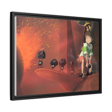 Load image into Gallery viewer, Anime Spirited Away Canvas Framed Art Print
