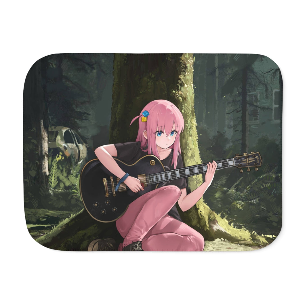 Bocchi the Rock Sherpa Blanket