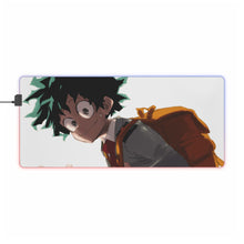 Load image into Gallery viewer, My Hero Academia Izuku Midoriya RGB LED Mouse Pad (Desk Mat)

