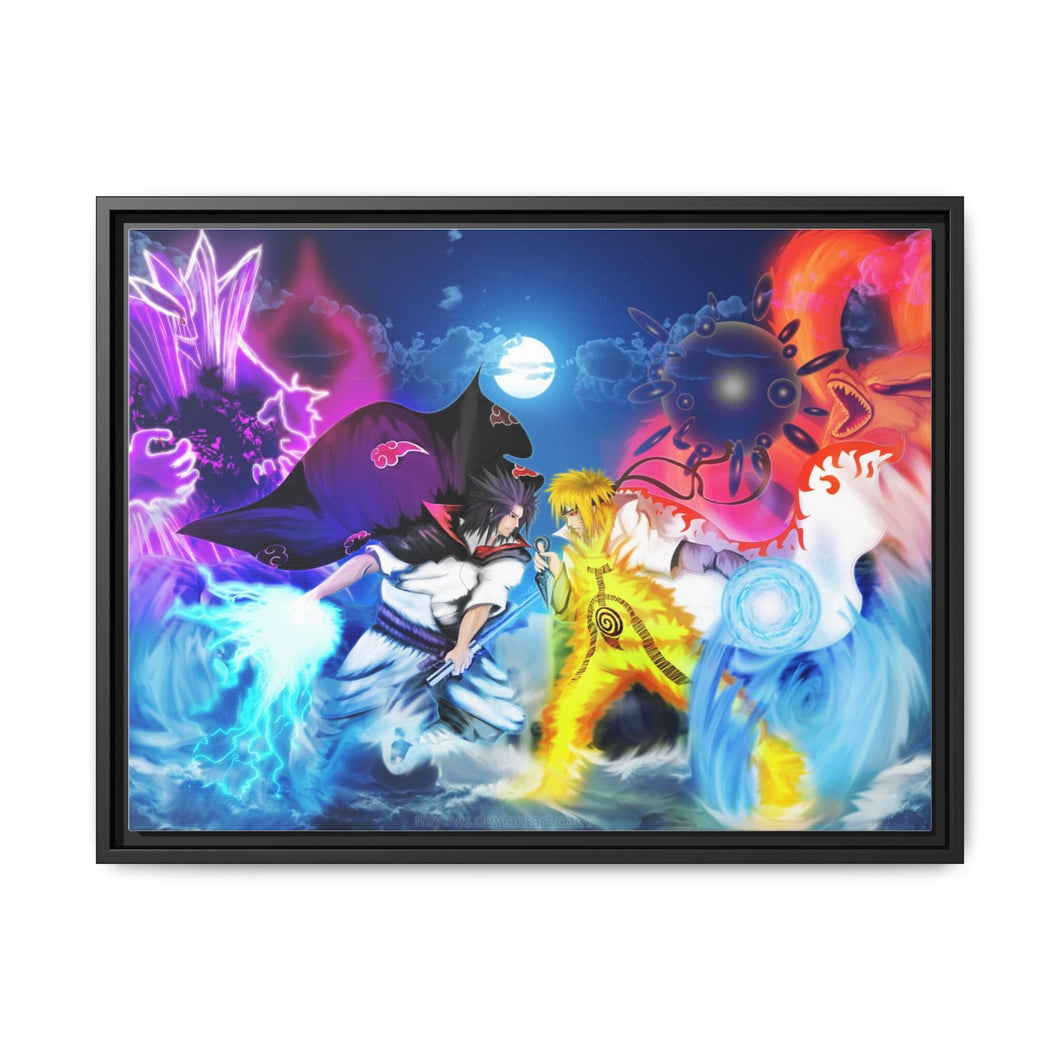 Rivals Of A Lifetime Canvas Framed Art Print