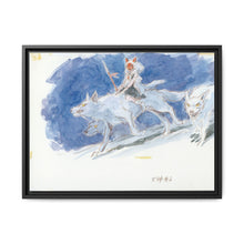 Load image into Gallery viewer, Anime Princess Mononoke Canvas Framed Art Print
