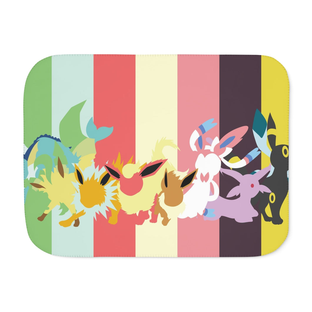 Eeveelution Sherpa Blanket