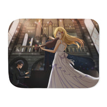 Load image into Gallery viewer, Anime Your Lie in April Sherpa Blanket
